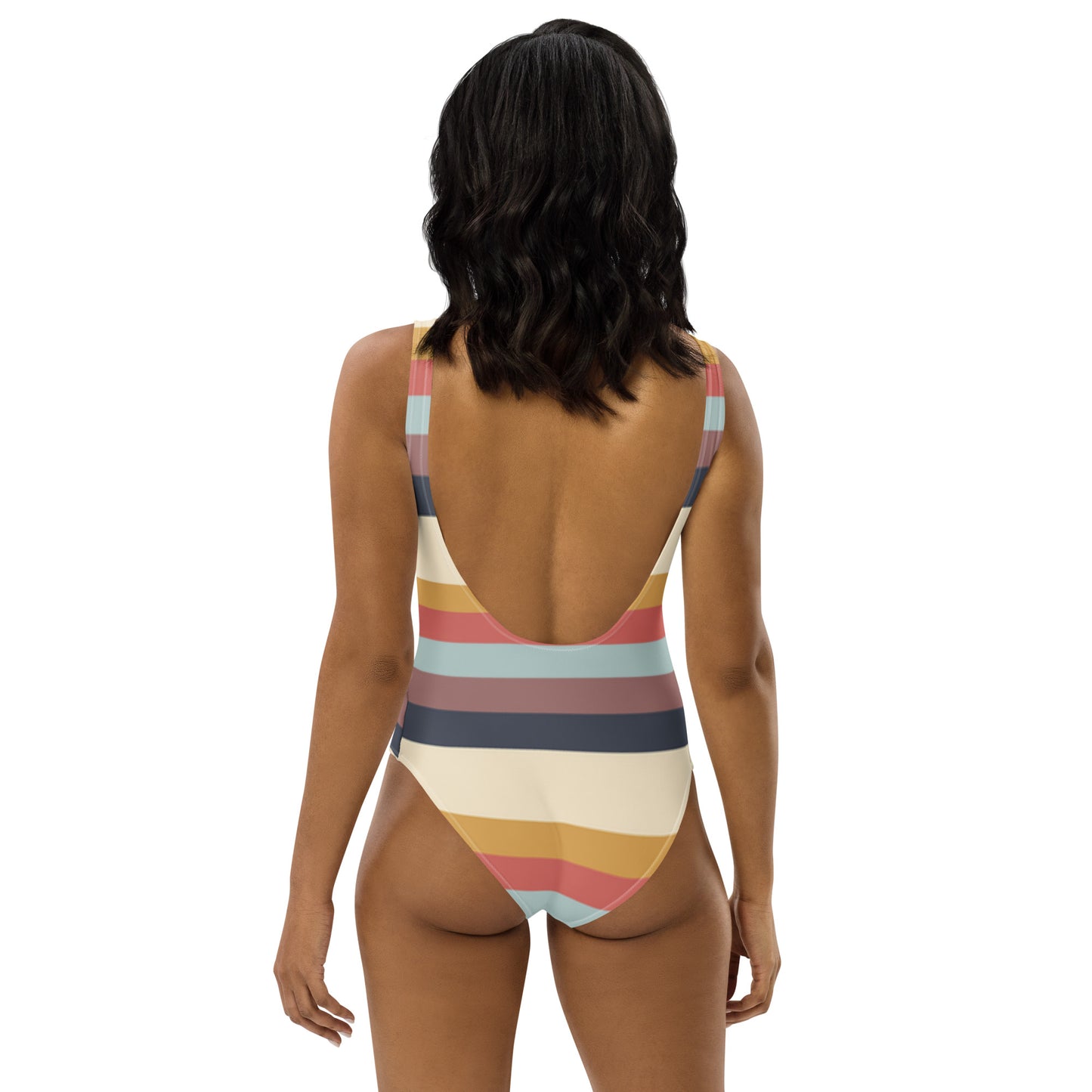 Ferenchella Print One-Piece Swimsuit