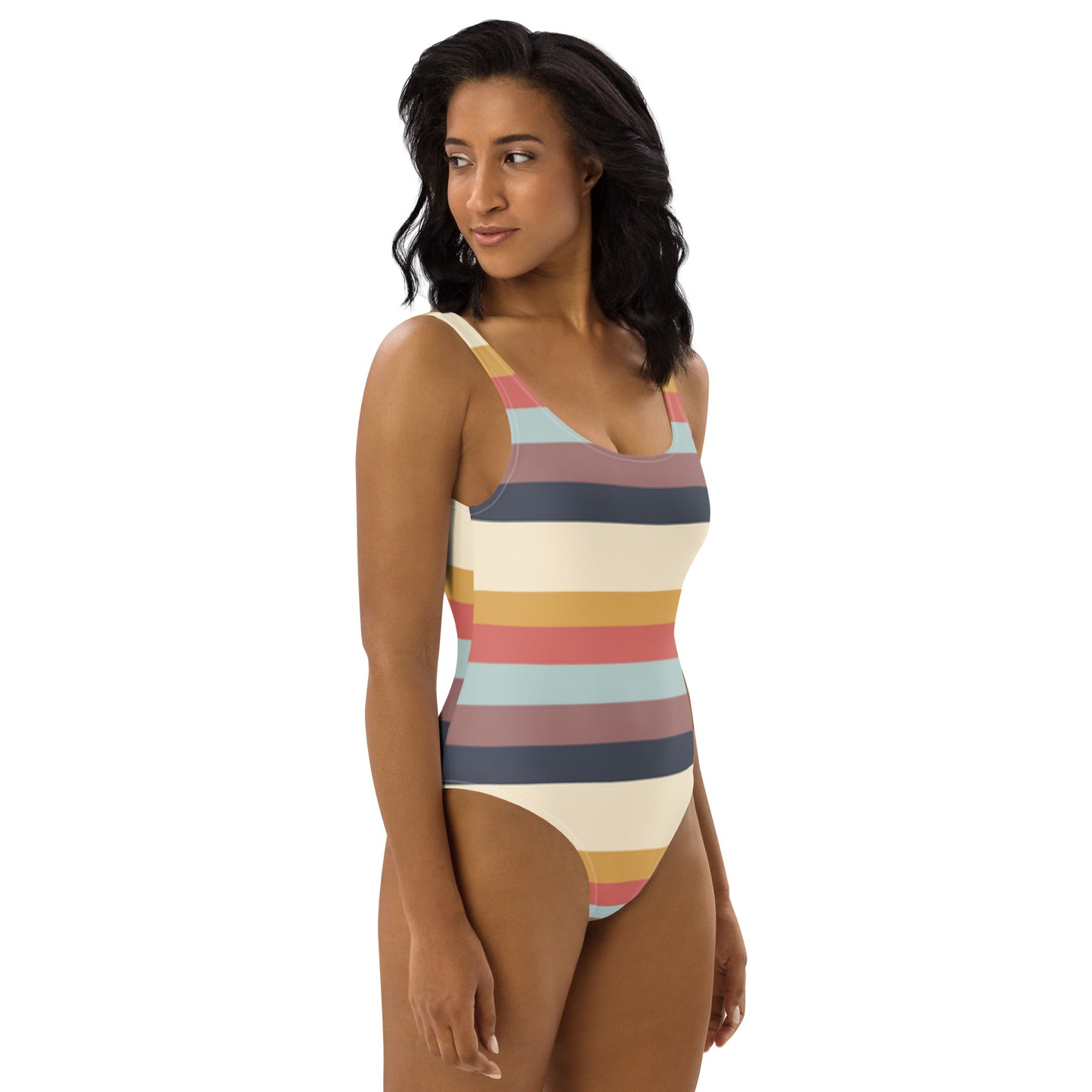 Ferenchella Print One-Piece Swimsuit