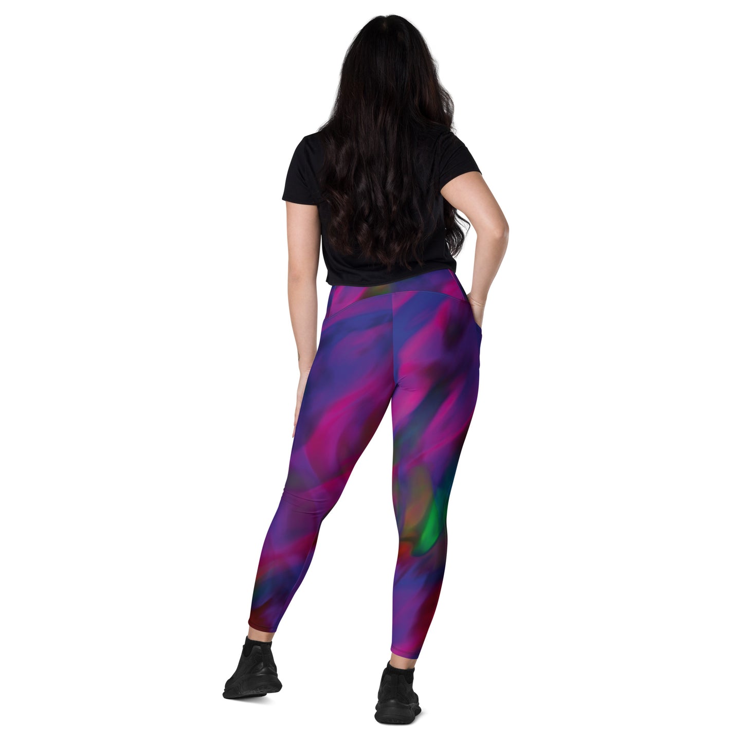 Ferenchella Fashion Print Leggings With Pockets