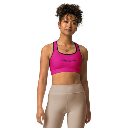 Ferenchella Sports Bra/Violet Red