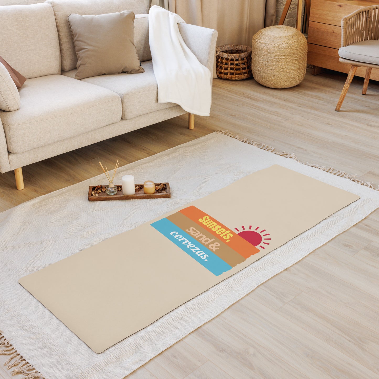 Yoga Design Mat/Beige